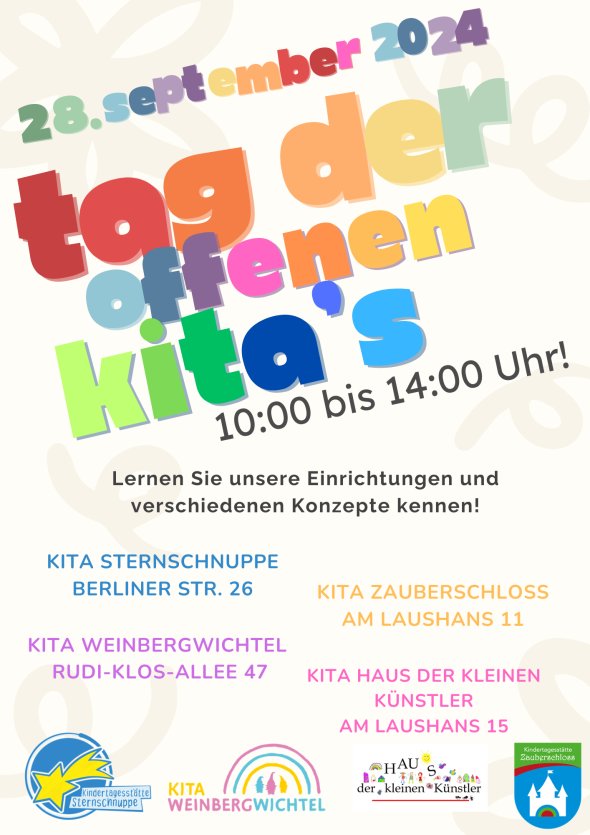 Bunt Illustrativ Verspielt Fest Kindertag Poster - 1